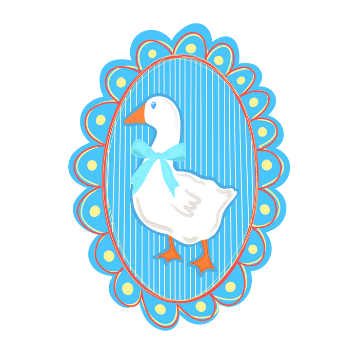 Goose Sign, Vintage Sign, DECOE-W-905015-DH, Sign For Wreath, 22" Door Hanger - DecoExchange®