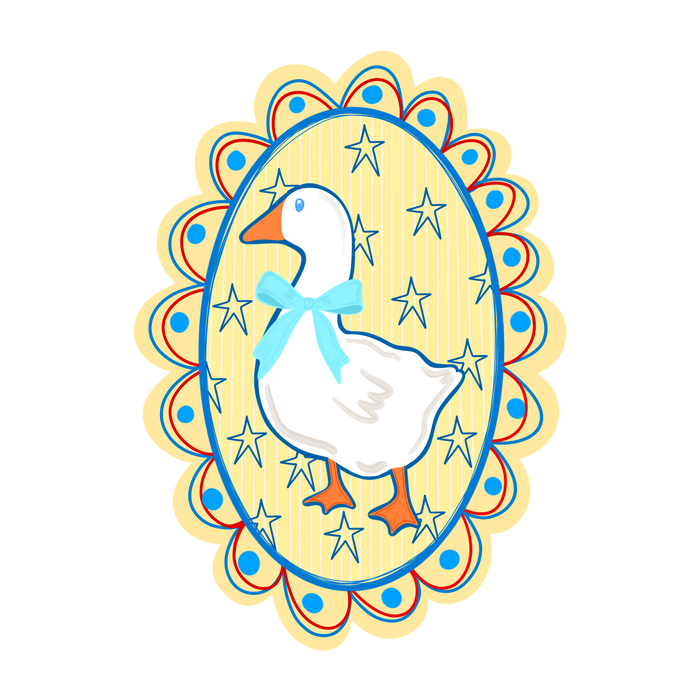 Goose Sign, Vintage Sign, DECOE-W-905018-DH, Sign For Wreath, 22" Door Hanger - DecoExchange®