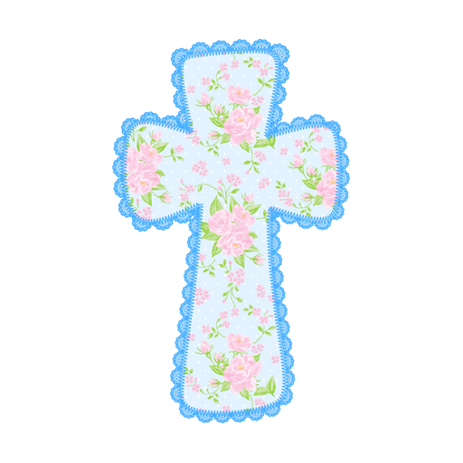 Relgious Sign, Cross Sign, DECOE-W-905025-DH, Sign For Wreath, 22" Door Hanger - DecoExchange®
