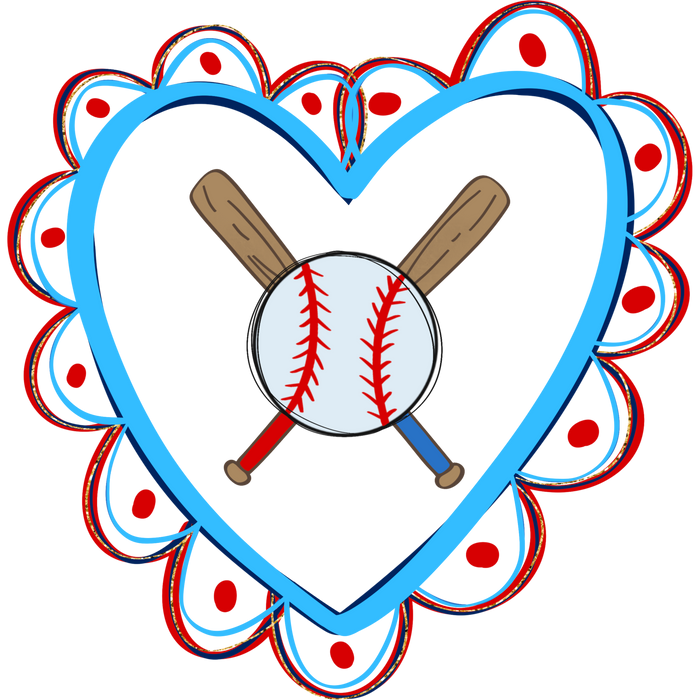 Baseball Sign, Sports Sign, DECOE-W-905028-DH, Sign For Wreath, 22" Door Hanger - DecoExchange®