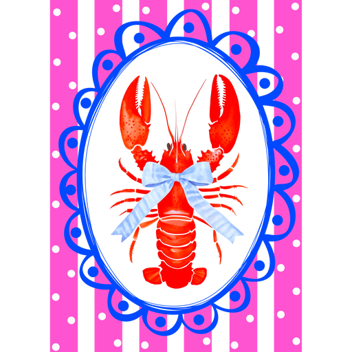Crawfish Sign, Animal Sign, DECOE-W-905029-DH, Sign For Wreath, 22" Door Hanger - DecoExchange®