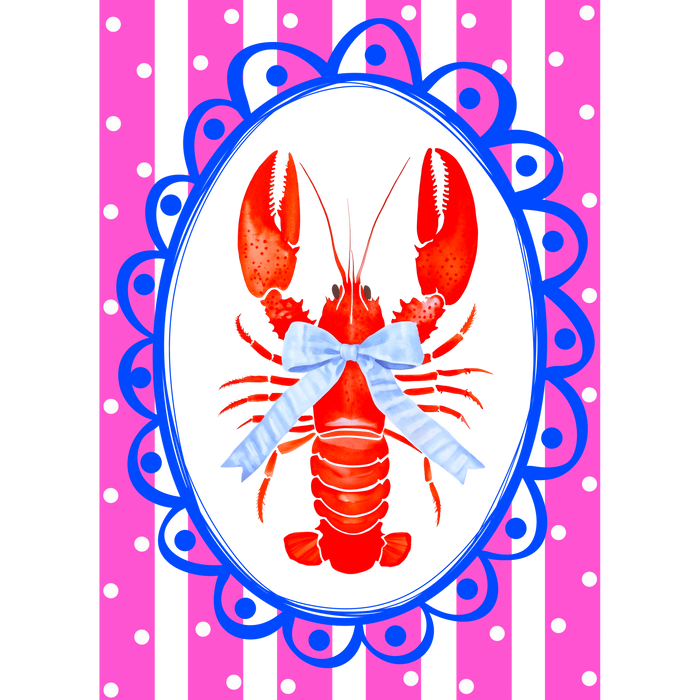 Crawfish Sign, Animal Sign, DECOE-W-905029-DH, Sign For Wreath, 22" Door Hanger - DecoExchange®