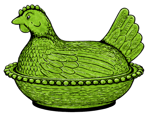 Vintage Chicken Sign, Glass Chicken Sign, DECOE-W-905031-DH, Sign For Wreath, 22" Door Hanger - DecoExchange®