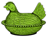 Vintage Chicken Sign, Glass Chicken Sign, DECOE-W-905031-DH, Sign For Wreath, 22" Door Hanger - DecoExchange®
