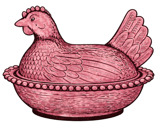 Vintage Chicken Sign, Glass Chicken Sign, DECOE-W-905032-DH, Sign For Wreath, 22" Door Hanger - DecoExchange®