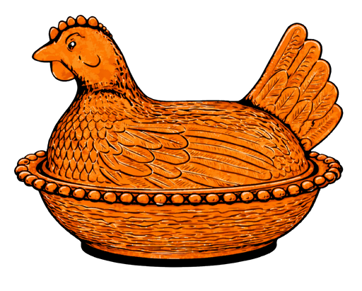 Vintage Chicken Sign, Glass Chicken Sign, DECOE-W-905033-DH, Sign For Wreath, 22" Door Hanger - DecoExchange®