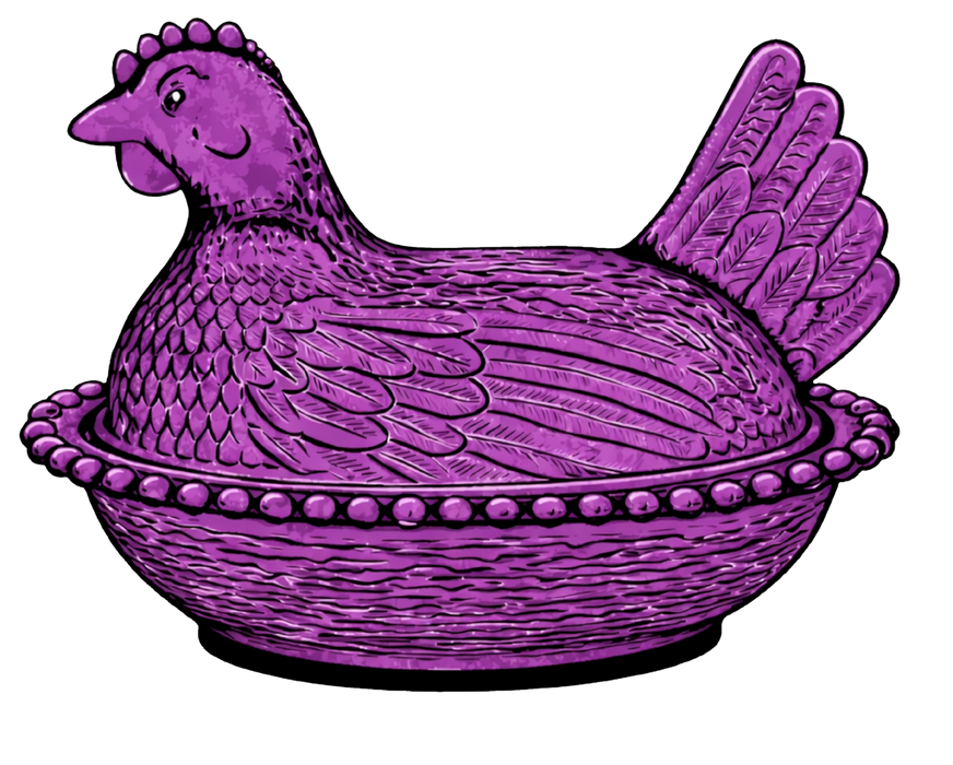 Vintage Chicken Sign, Glass Chicken Sign, DECOE-W-905034-DH, Sign For Wreath, 22" Door Hanger - DecoExchange®