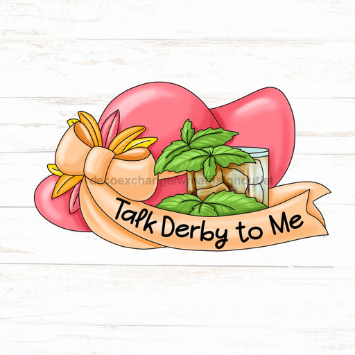 Derby Sign Hat Wood Sign Pcd-W-092 22 Door Hanger