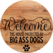 Dog Door Hanger Big Dogs Dco-01081 Sign For Wreath 18 Round
