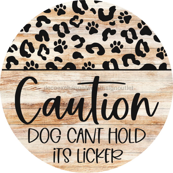 Dog Door Hanger Cant Hold Licker Dco-01046 Sign For Wreath 18 Round
