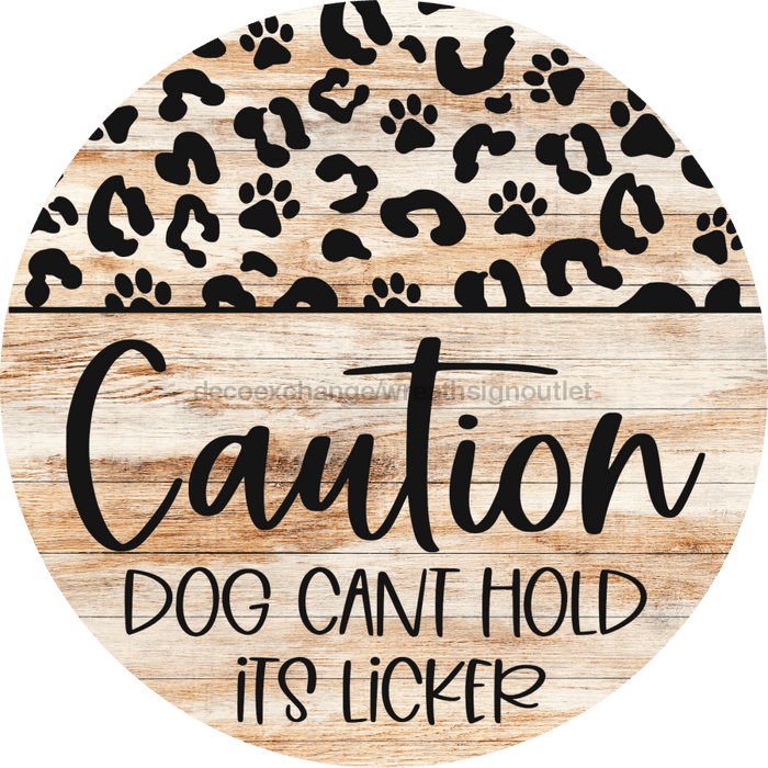 Dog Door Hanger Cant Hold Licker Dco-01046 Sign For Wreath 18 Round