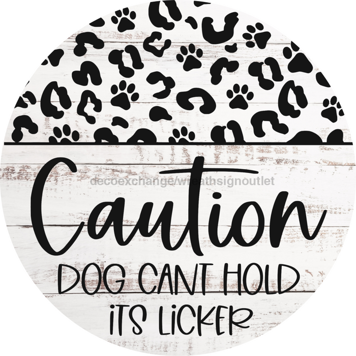 Dog Door Hanger Cant Hold Licker Dco-01048 Sign For Wreath 18 Round