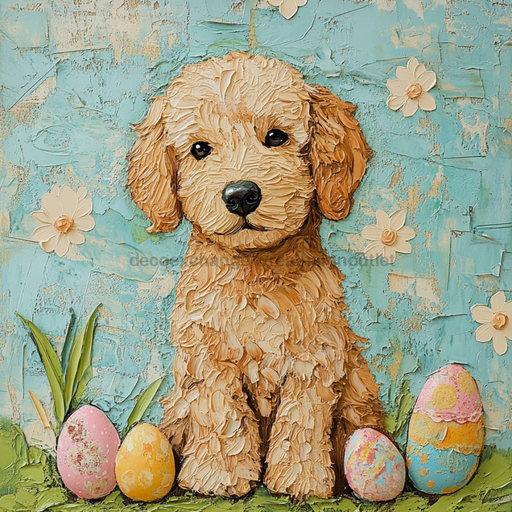 Dog Sign, Doodle Sign, DCO-13003, Sign For Wreath, 10x10" Metal Sign