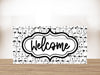 Dog Welcome Sign 6X12 Metal Decoe-4245