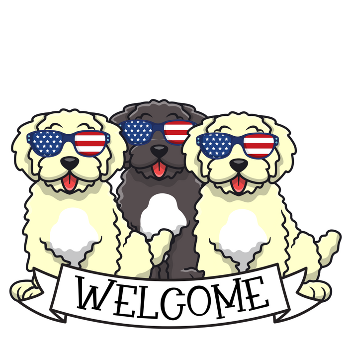 Doodle Door Hanger Dog Decoe-W-903716 22’ Wood