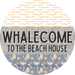 Door Hanger, Funny Nautical Sign, Whalecome Sign, Whale Sign, Beach Sign, Turtle Sign, 18" Wood Sign, Round Sign, DecoExchange - DecoExchange®