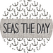 Door Hanger, Nautical Sign, Anchor Sign, Beach Sign, 18" Wood Sign, Round Sign, DecoExchange - DecoExchange®