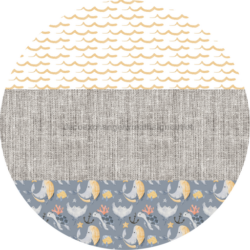 Door Hanger, Nautical Sign, Whale Sign, Beach Sign, Turtle Sign, 18" Wood Sign, Round Sign, DecoExchange - DecoExchange®