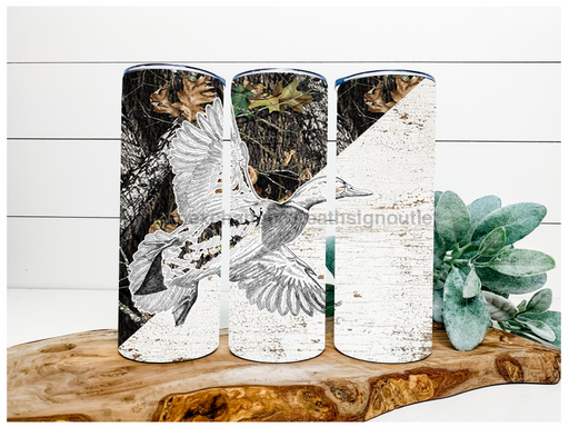 Duck Hunter Tumbler, 20 oz Skinny Tumbler DECOETUMBLER-086 - DecoExchange