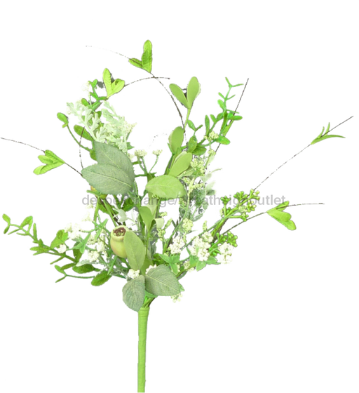 Dusty Miller Pod Pick With Mixed Greenery - 16 62281Sp16 Greenery