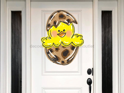 Easter Chick Egg Sign Wood Sign Door Hanger Decoe-W-426 22