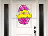Easter Chick Egg Sign Wood Sign Door Hanger Decoe-W-430 22