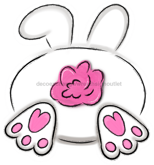 Easter Door Hanger Bunny Decoe-W-852-Dh 22’ Wood