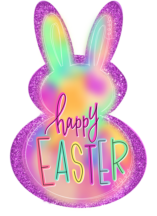 Easter Door Hanger Bunny Decoe-W-903732 22’ Wood