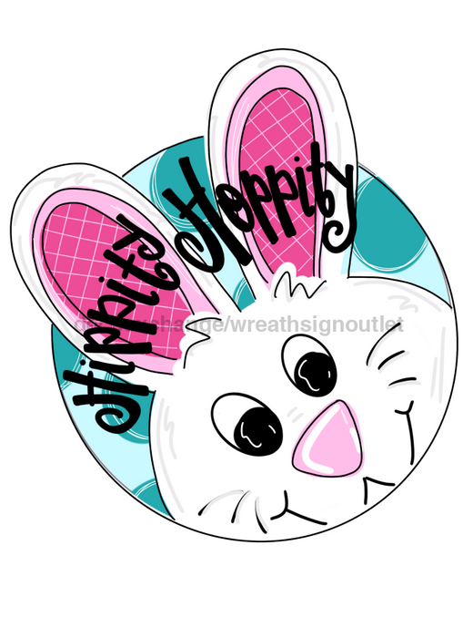 Easter Door Hanger Bunny Wood Sign Decoe-W-540 22