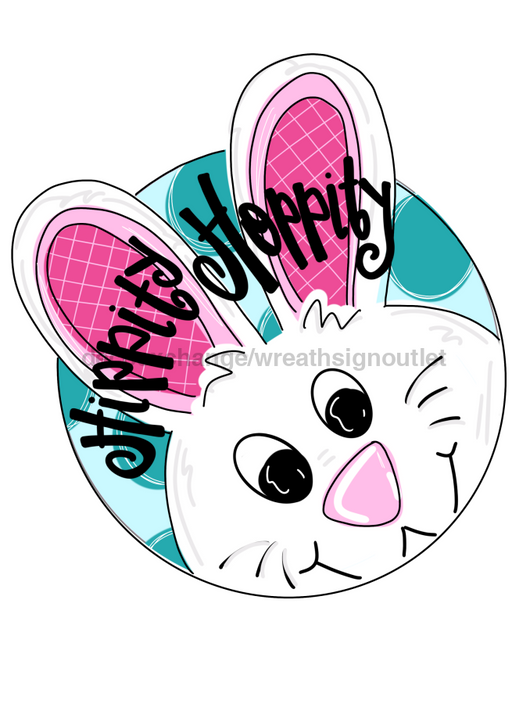 Easter Door Hanger Bunny Wood Sign Decoe-W-540 22