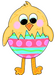 Easter Door Hanger Chick Wood Sign Decoe-W-529 22