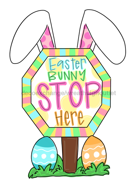 Easter Door Hanger Decoe-W-833-Dh 30’ Wood