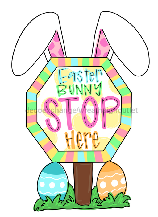 Easter Door Hanger Decoe-W-833-Dh 30’ Wood