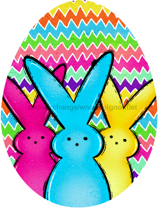 Easter Door Hanger Egg Decoe-W-773-Dh 22’ Wood