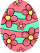 Easter Door Hanger Egg Decoe-W-778-Dh 22’ Wood
