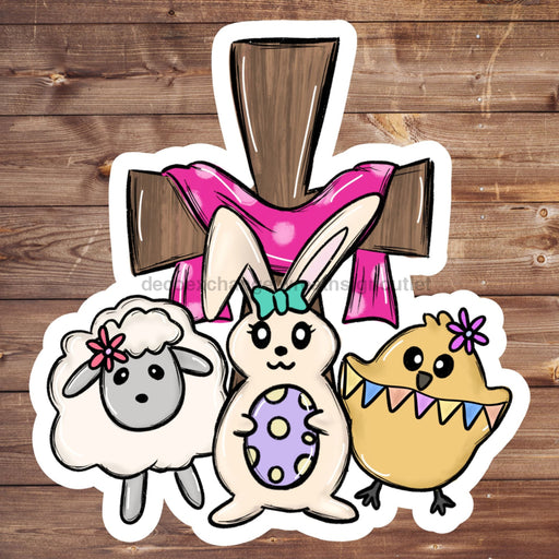 Easter Door Hanger Religious Wood Sign Decoe-W-392 22