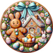Easter Sign Gingerbread Decoe-5175 10’ Metal Round