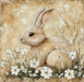 Easter Sign, Natural Easter Sign, DCO-12921, Sign For Wreath, 10x10" Metal Sign