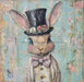 Easter Sign, Rabbit Sign, DCO-02497, Sign For Wreath, 10x10 Metal Sign