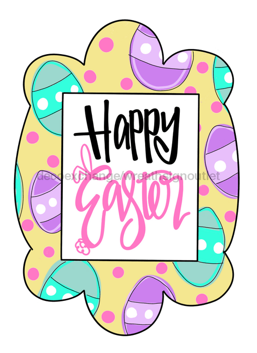 Easter Sign Wood Sign Door Hanger Decoe-W-498 22