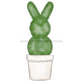 Easter Topiary Rabbit Sign wood sign DECOE-W-904774-DH 22’’ Door Hanger 22’’ Door Hanger