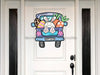 Easter Truck Sign Wood Sign Door Hanger Decoe-W-418 22