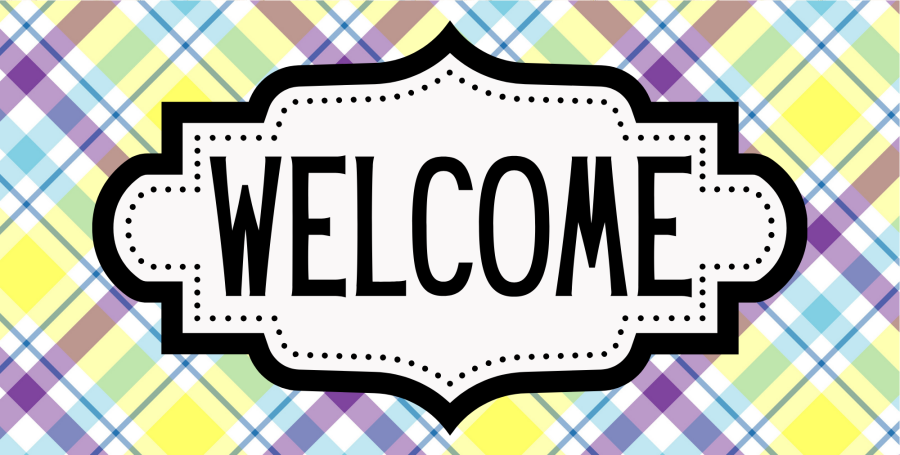Easter Welcome Sign, DCO-01260, Sign For Wreath, 6x12" Metal Sign - DecoExchange®