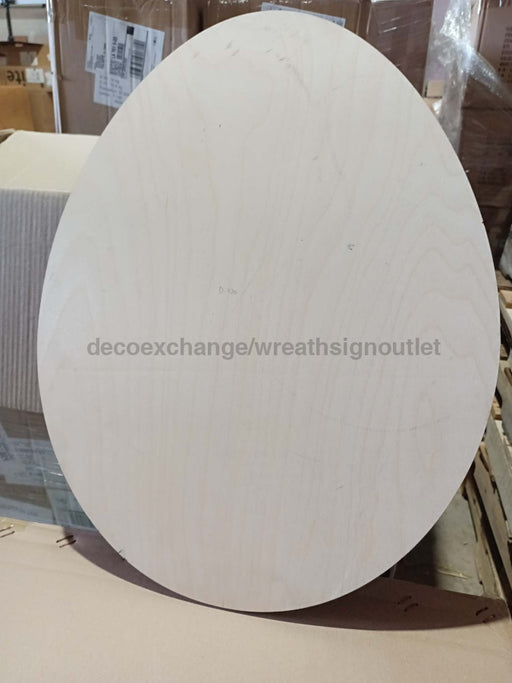 Egg Easter Unfinished Wood Laser Cutout Wreath Accent Door Hanger Ready To Paint & Personalize Blank
