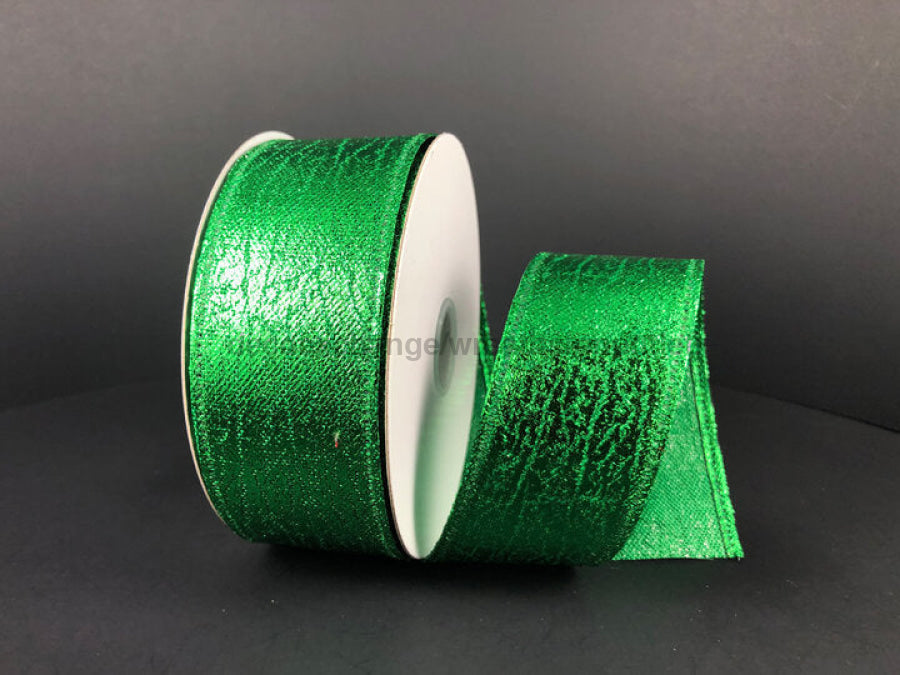 Emerald Crackle Lamé Ribbon 1.5’X10Y 75206-09-17