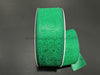 Emerald Flower Embossed 2.5’X50Y 984240 - 17C Ribbon