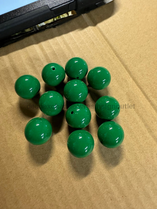 Emerald Green Bubble Gum Bead Premium Mix Bag Of 100 Dei-039 Tools