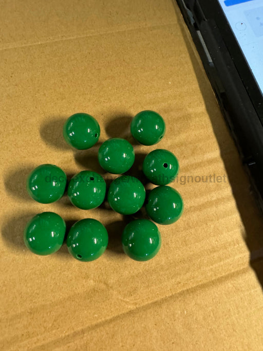 Emerald Green Bubble Gum Bead Premium Mix Bag Of 100 Dei-039 Tools