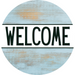 Everyday Door Hanger Welcome Dco - 01404 - Dh 18’ Round Wood