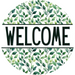 Everyday Door Hanger Welcome Dco - 01406 - Dh 18’ Round Wood